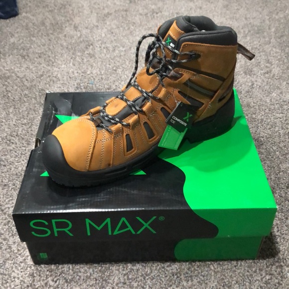 SR MAX CONCORD BROWN CT WATERPROOF SLIP RESISTANT BOOTS